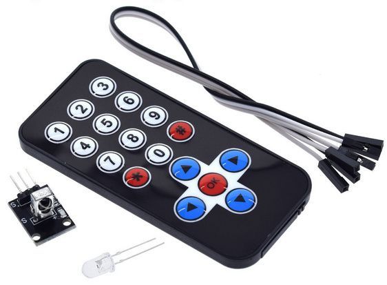 IR remote Controller Set 17key (Arduino) INFO! (IT14553) Image of IR remote Controller Set 17key (Arduino) INFO! (IT14553)